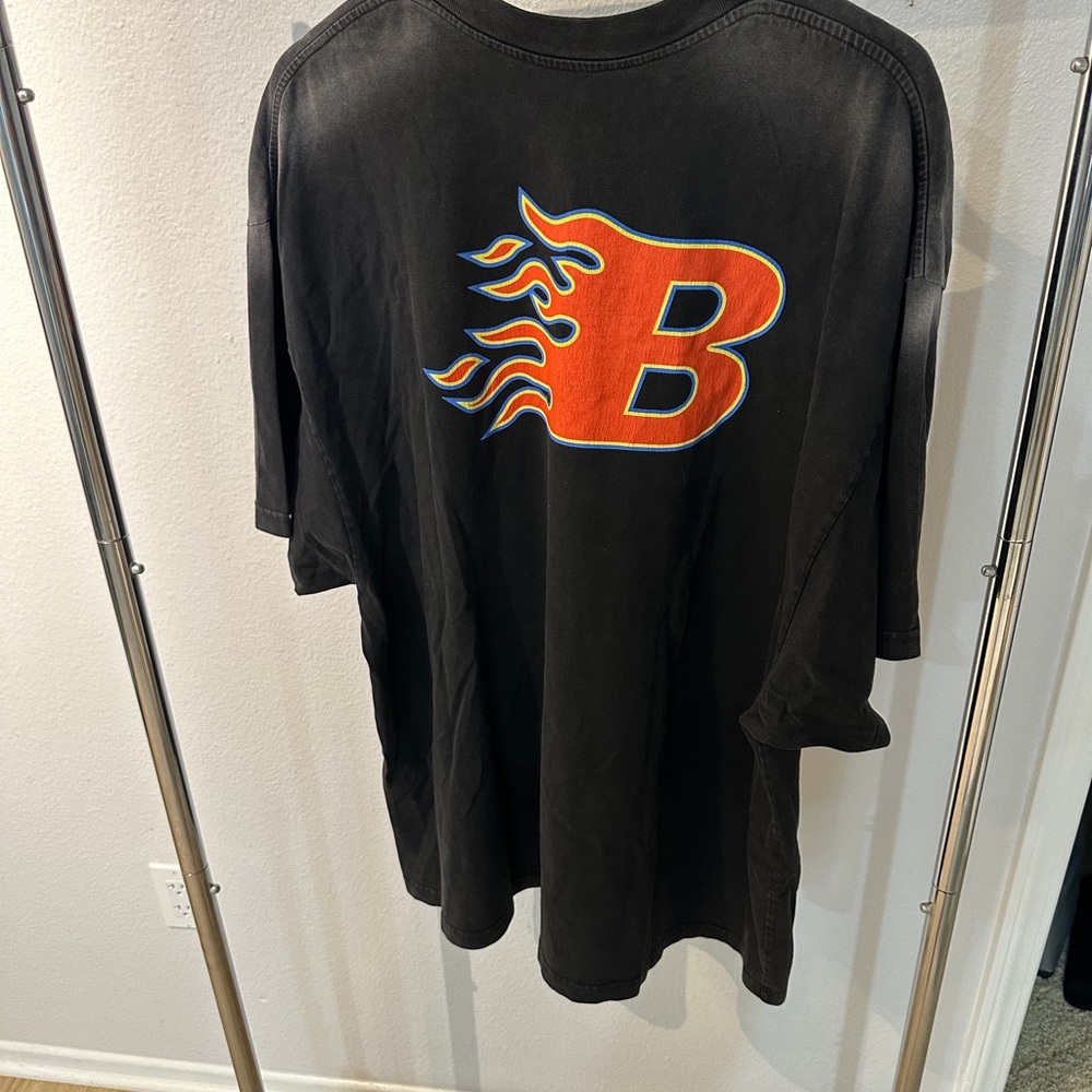 Balenciaga Black Flames T-Shirt